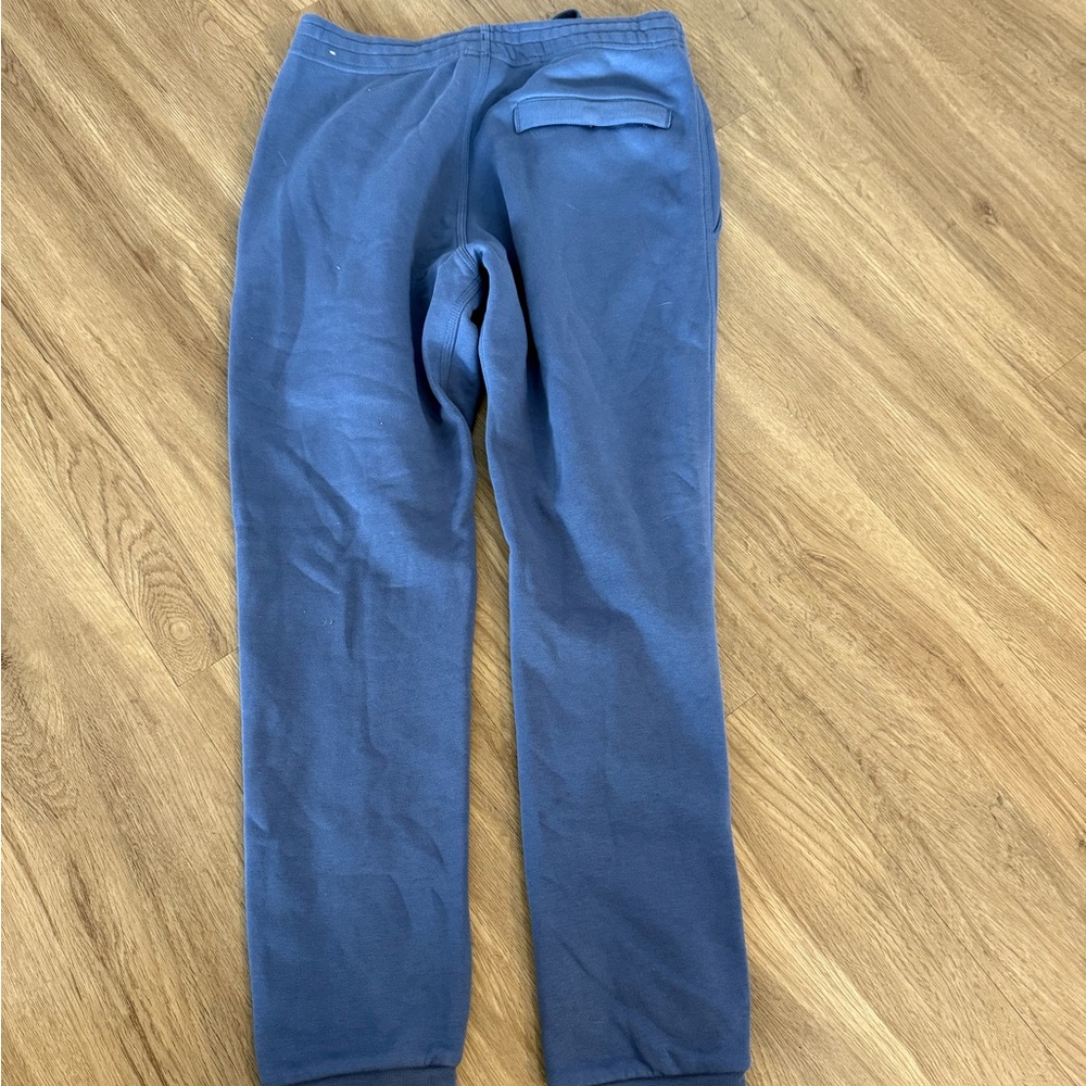 Nike Navy Joggers with White Logo - Picture 3 of 4